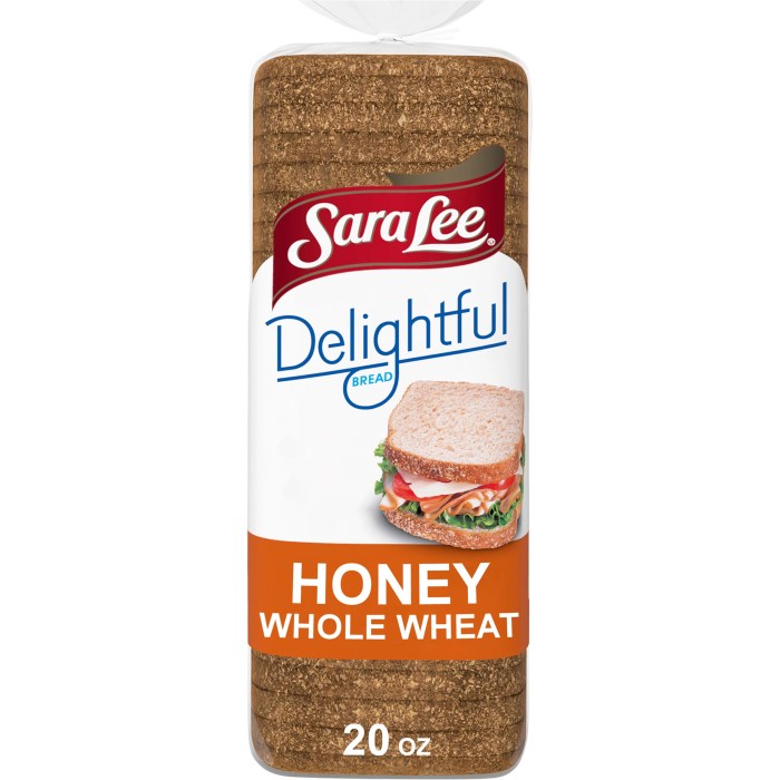 Sara lee bread 45 calories nutrition facts