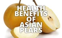 Asian pear nutrition facts 100g