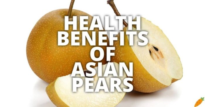 Asian pear nutrition facts 100g